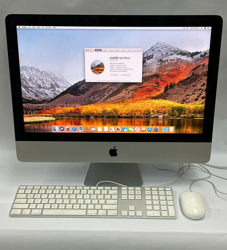 refurbished imac 21 inch